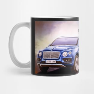 Digital Bentley SUV Mug